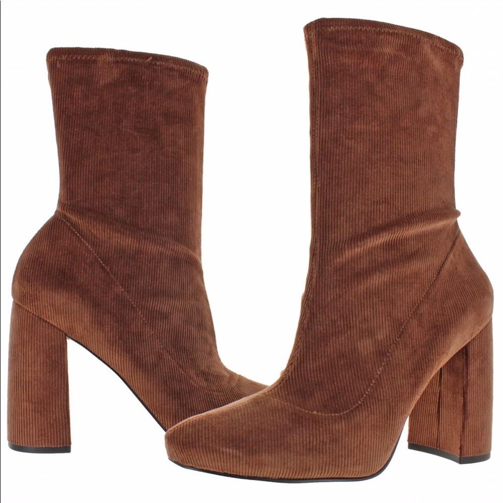 NineWest Cal Boots - Cognac